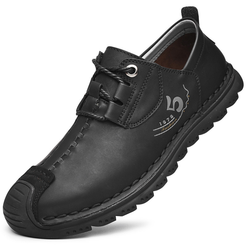 Men's Leather Casual Shoes Fashion Sneakers Driving Loafers Walking Shoes for Men