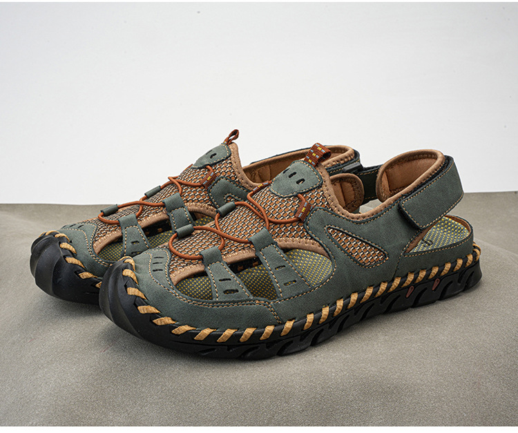 🔥Last Day 70% Off🔥Men's Casual Comfort Leather Sandals, Comfortable Orthopedic Walking Shoes