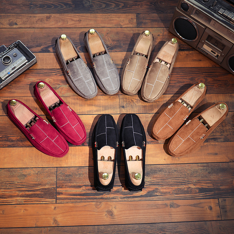 Men's Leather Suede Slip-ons | Casual Loafers | Moccasins