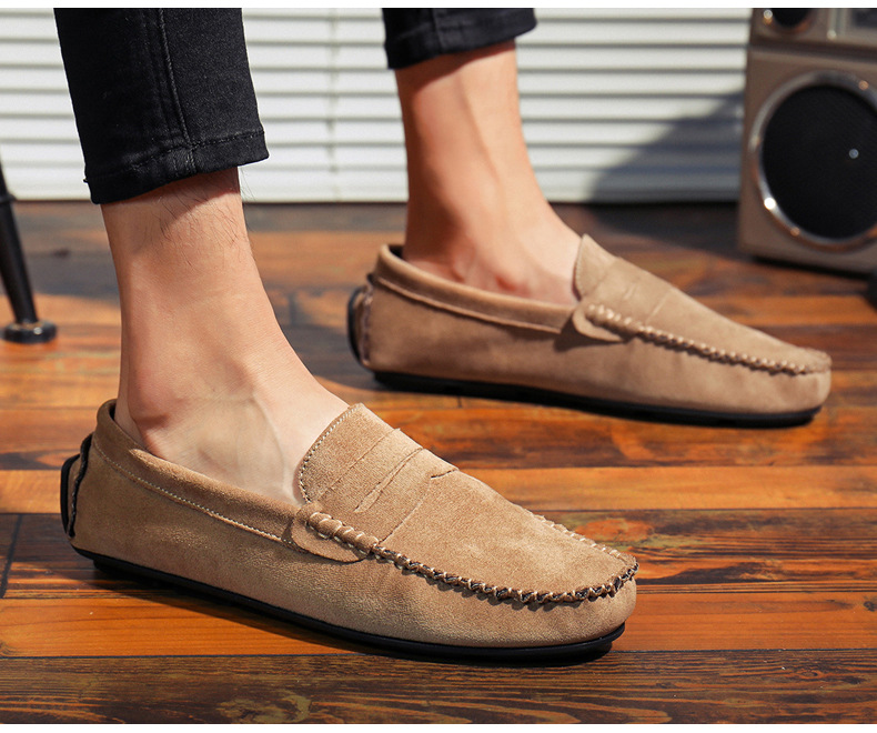 Men's Leather Suede Slip-ons | Casual Loafers | Moccasins