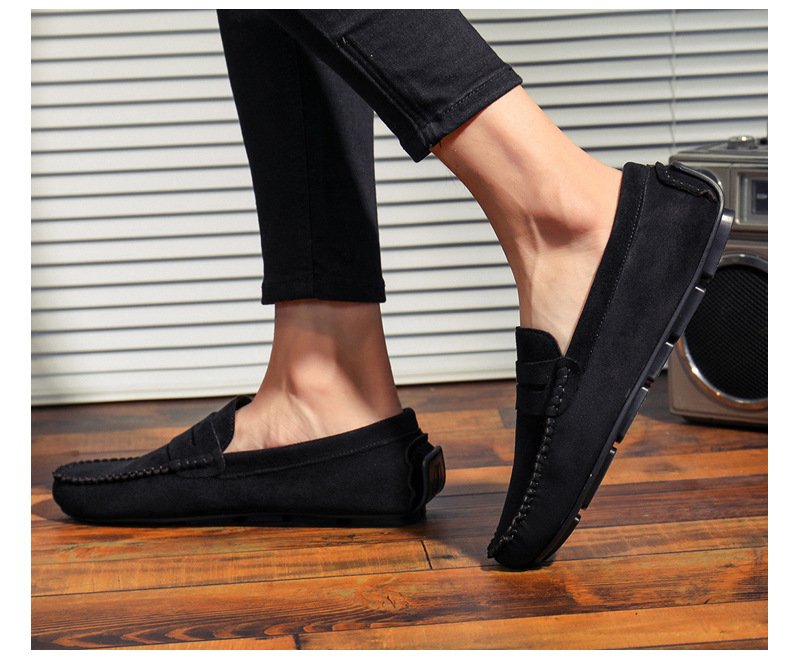 Men's Leather Suede Slip-ons | Casual Loafers | Moccasins