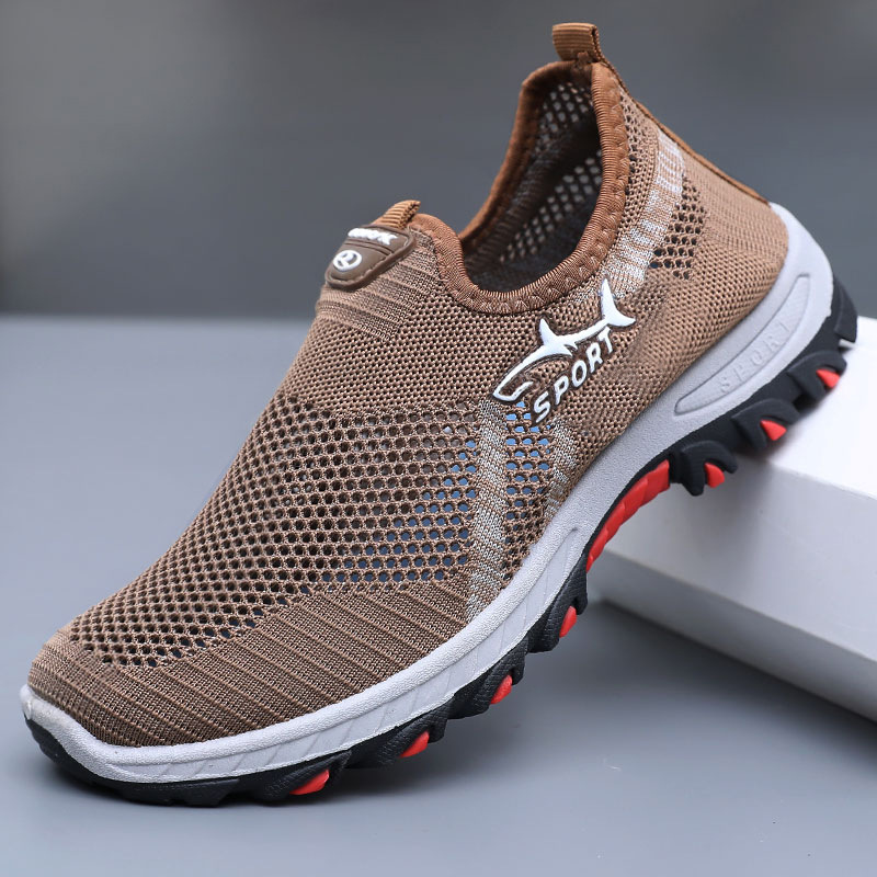 Men's New Breathable Orthopedic Walking Shoes – Soft Inner Lining,Flexible Fit & Slip-Resistant Sole