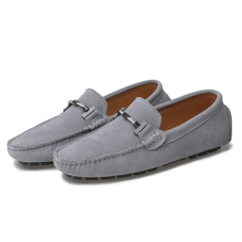 Men's Genuine Leather Driving Shoes — Hand-Stitched, Soft-Soled