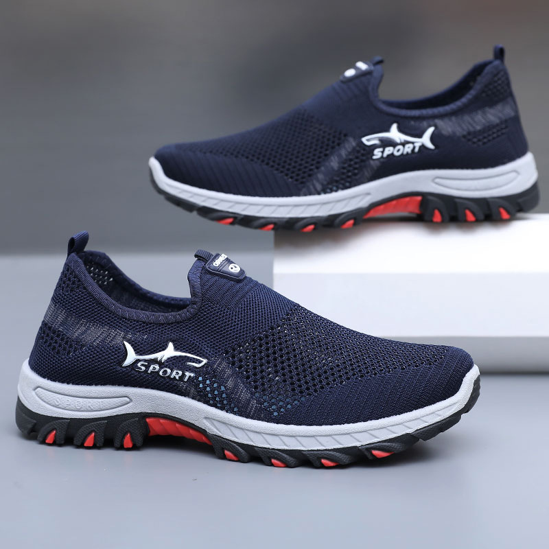 Men's New Breathable Orthopedic Walking Shoes – Soft Inner Lining,Flexible Fit & Slip-Resistant Sole