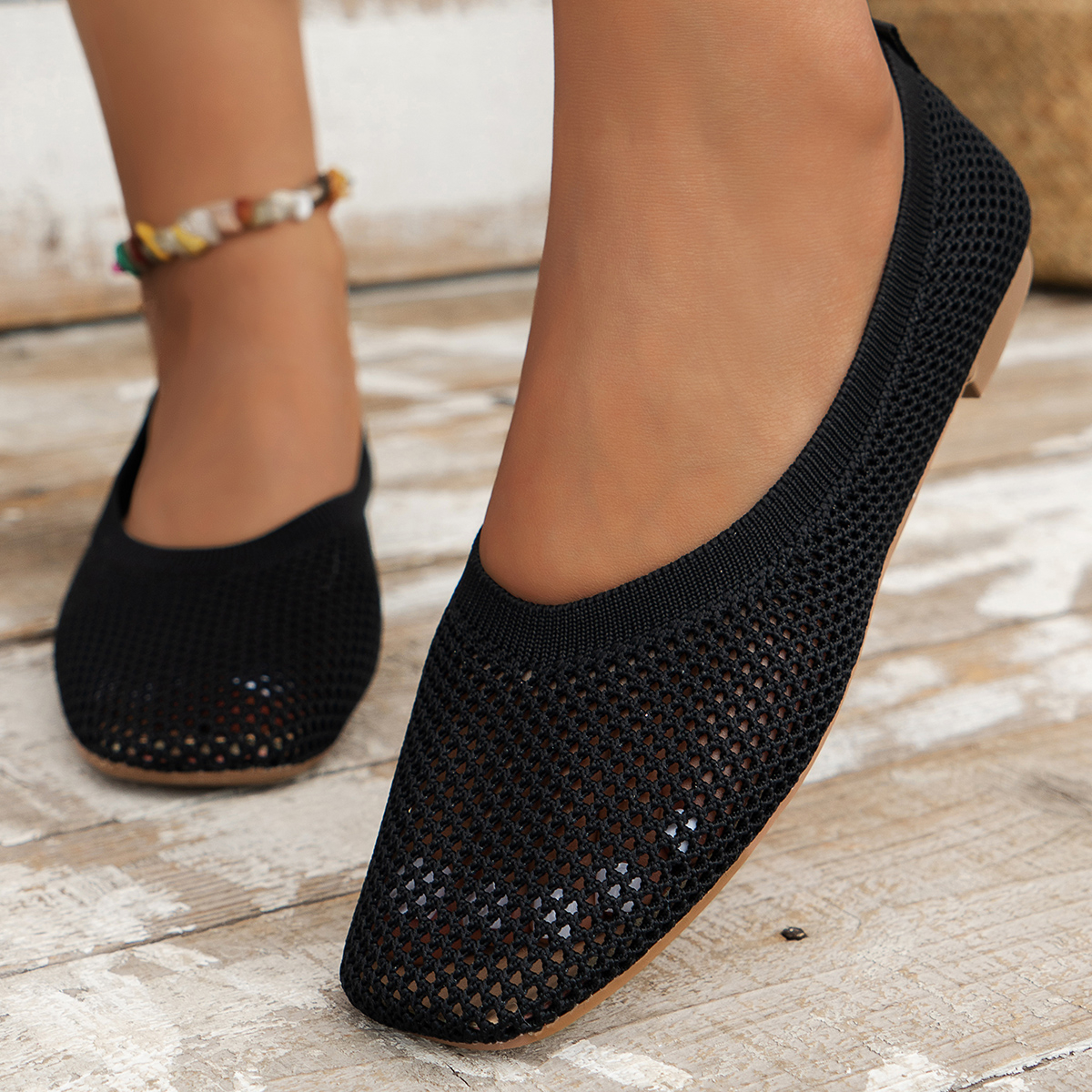 LOWEST PRICE EVER🌸Buy 2 ONLY $39.99🎉 Trendy Must-Have! Only a Few Left! ✨🥿💫Women's Ballet Comfortable Soft Breathable Non-Slip Orthopedic Slip-On Flat Shoes