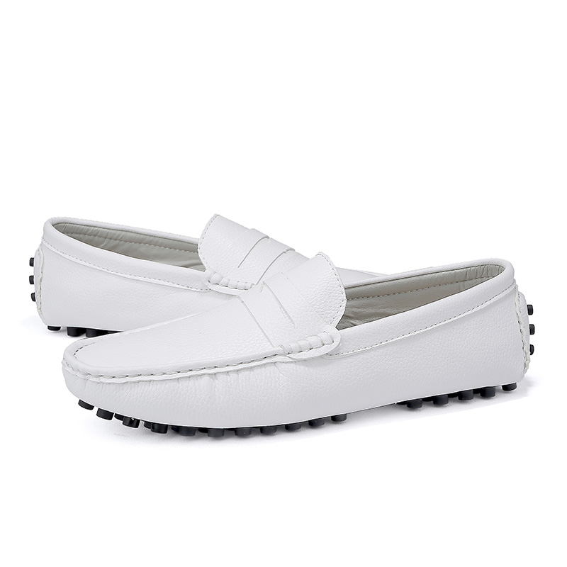 West Louis™ Genuine Leather Loafers With Spikes