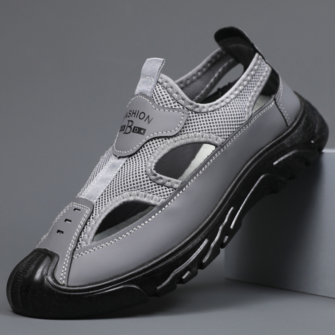 SooFeet Men Orthopedic Sandals Arch Support Breathable Lightweight Summer