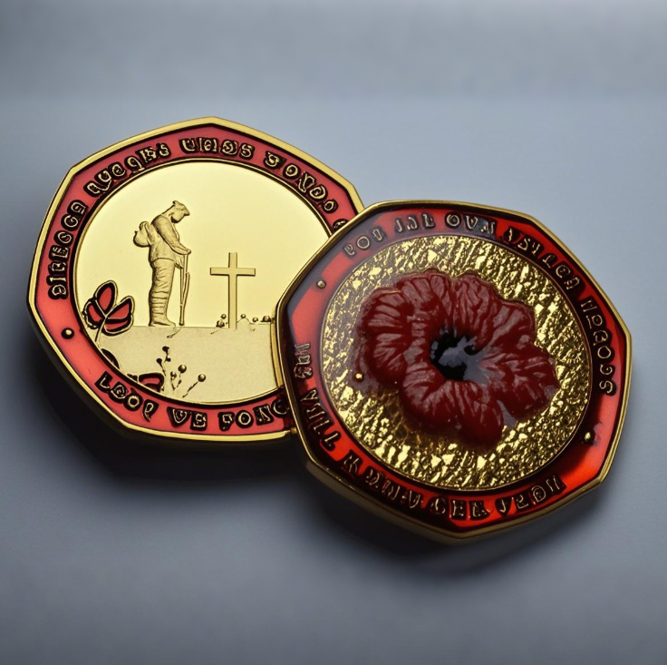 🔥Limited Edition - Red Poppy Heroes Commemorative Coins