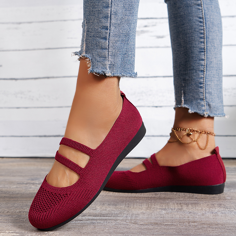 🏃👟48% OFF !!!🔥Last Hour!!🔥Women's Comfortable Lightweight Breathable Ballet Orthopedic Flat Shoes