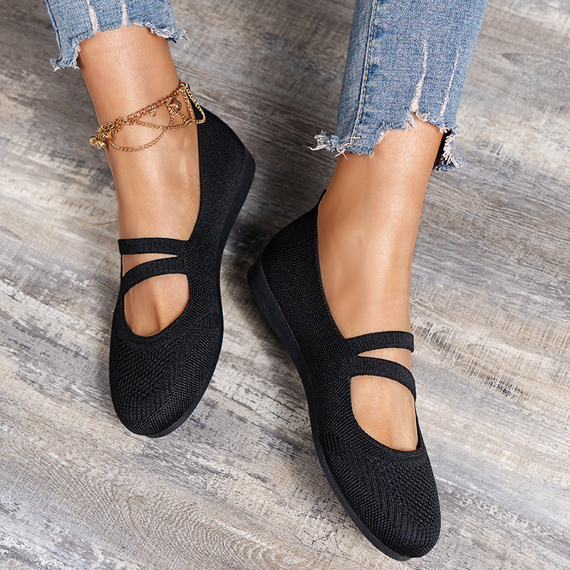 🏃👟48% OFF !!!🔥Last Hour!!🔥Women's Comfortable Lightweight Breathable Ballet Orthopedic Flat Shoes