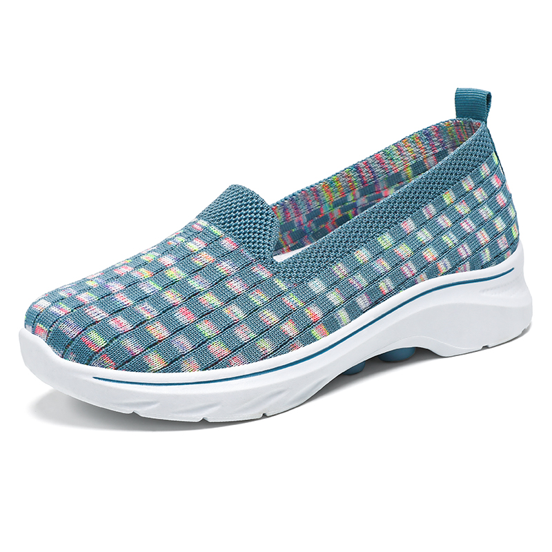 🚶‍♀️👟Clearance!!!⏱️Last Hour!!✨Women's Commuting Lightweight Breathable Wide Toe Arch Support Slip-On Sneakers