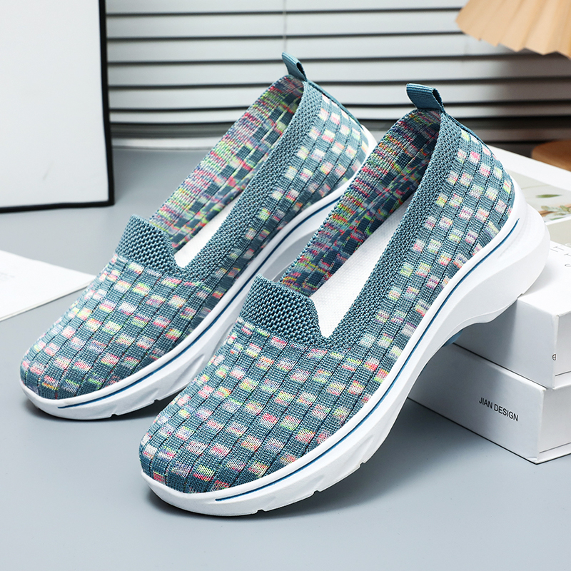 🚶‍♀️👟Clearance!!!⏱️Last Hour!!✨Women's Commuting Lightweight Breathable Wide Toe Arch Support Slip-On Sneakers