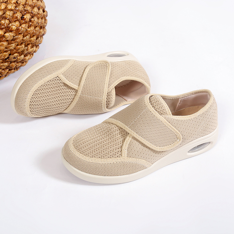 🌸🎉 Trendy Must-Have! Only a Few Left! ✨🥿💫Women's Nursing Home Wide Toe Orthopedic Adjustable Strap Neuropathic Shoes