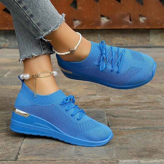 Women's Lightweight Comfortable Breathable Arch Support Slip-On Sneakers