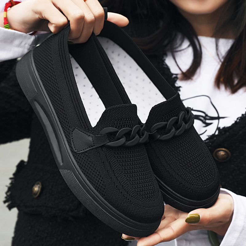 🚶‍♀️🥿48% OFF !!!✨Clearance!!✨Women's Nursing Home Comfortable Breathable Lightweight Wide Toe Arch Support Orthopedic Loafers