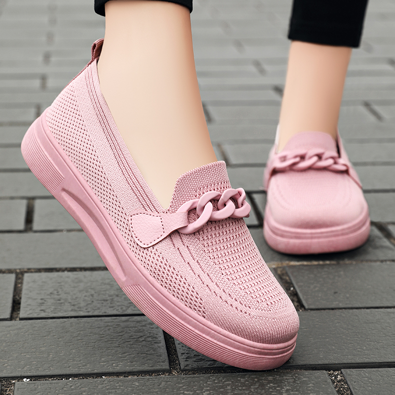 🚶‍♀️🥿48% OFF !!!✨Clearance!!✨Women's Nursing Home Comfortable Breathable Lightweight Wide Toe Arch Support Orthopedic Loafers