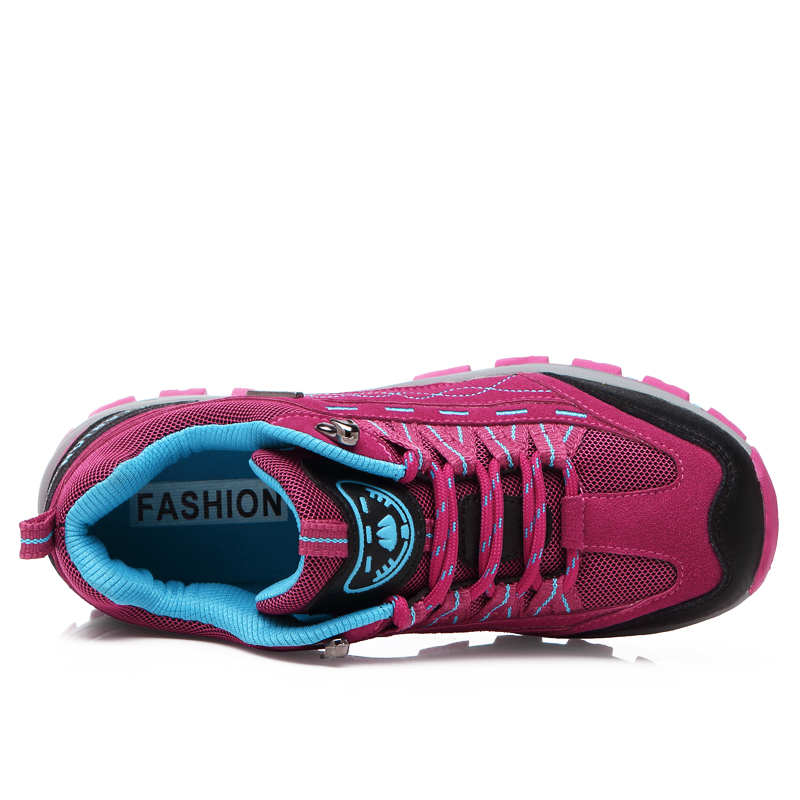 Women's Hiking Shoes Anti-Slip Breathable Sneaker for Outdoor Walking Trekking