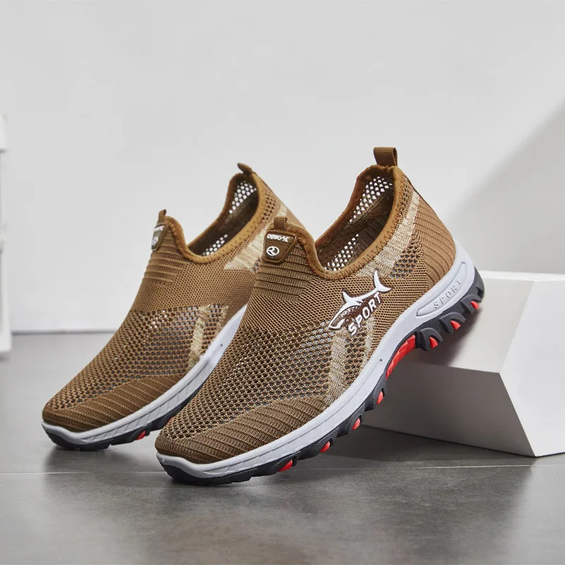 Men's New Breathable Orthopedic Walking Shoes – Soft Inner Lining,Flexible Fit & Slip-Resistant Sole