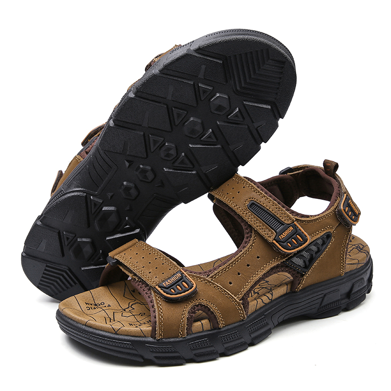 Sandales de Randonnée Homme en Cuir