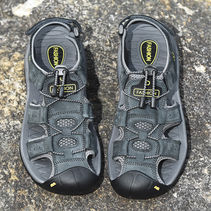 Fashion Men Sincerus Leather Sandals Summer Size Slipper