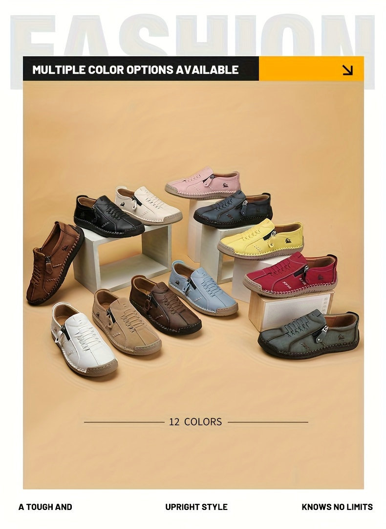 Chic Casual Slip-Ons – Fashionable & Supportive with Built-In Arch Support