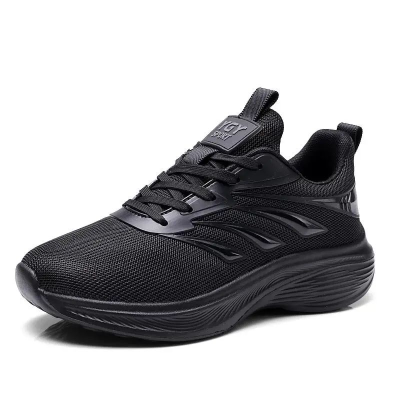 Orange Casual Shoes Women Breathable Mesh Thick Sole Sneakers Ladies Tennis Shoes Lightweight 2026 Spring Outdoors Walking Shoes