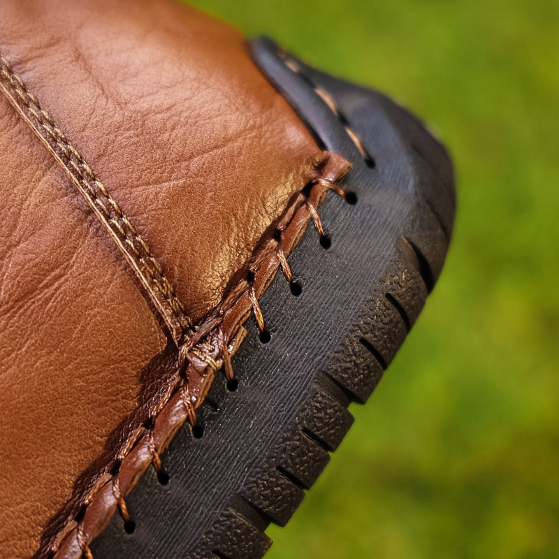 Men's Vintage Motorcycle Work Boots – Handcrafted,Waterproof,Slip-Resistant,Durable Outdoor Footwear