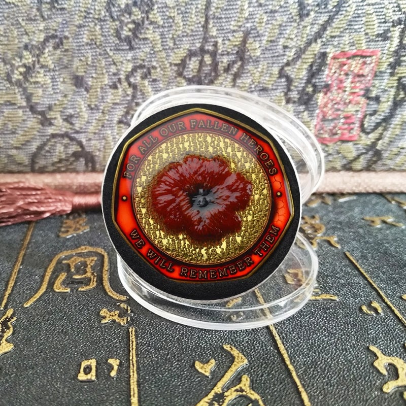 🔥Limited Edition - Red Poppy Heroes Commemorative Coins