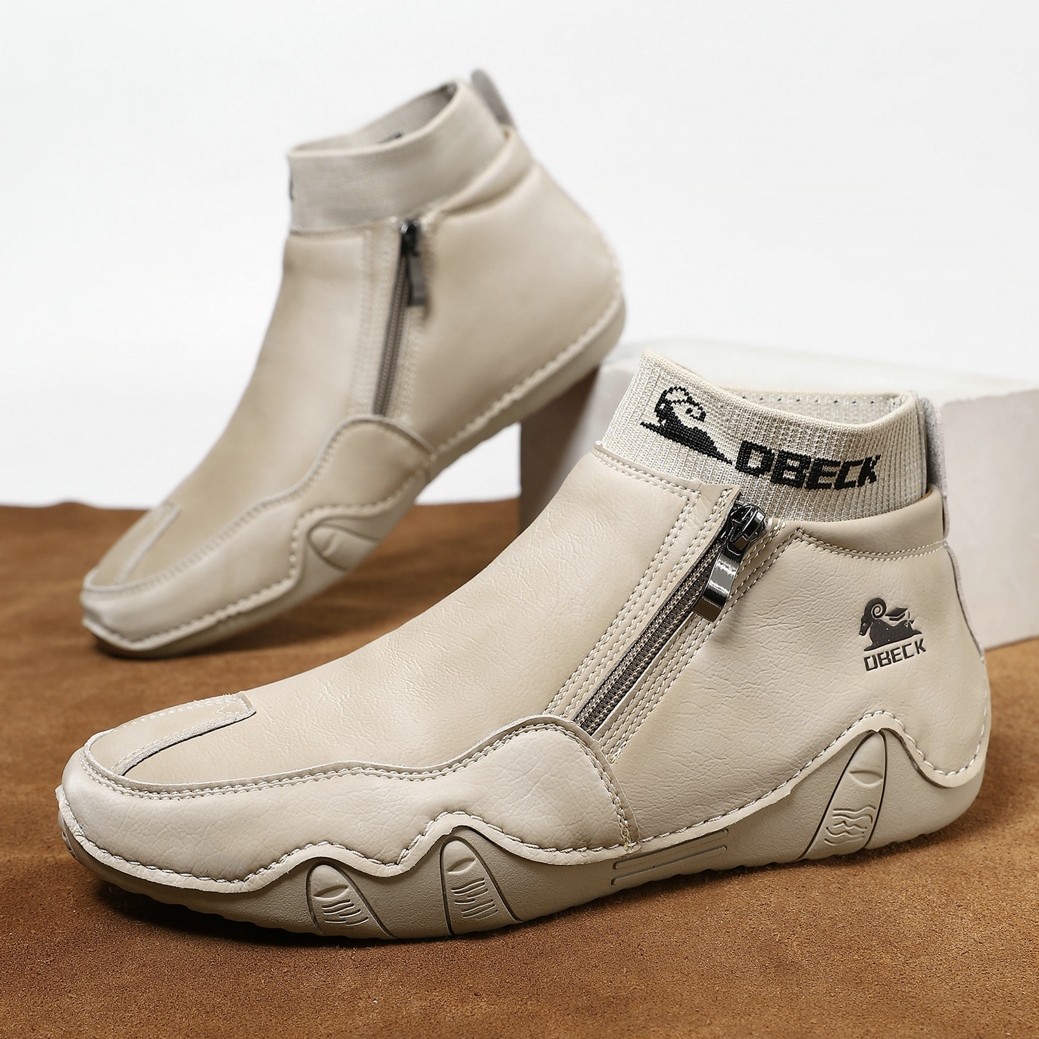 🔥🚀 Hot Sale! Limited Stock! 🌟👟💥Men's Versatile Lightweight Waterproof Insulated Breathable Slip-On Side-Zip Hunting Boots with Enhanced Traction for All-Terrain Comfort