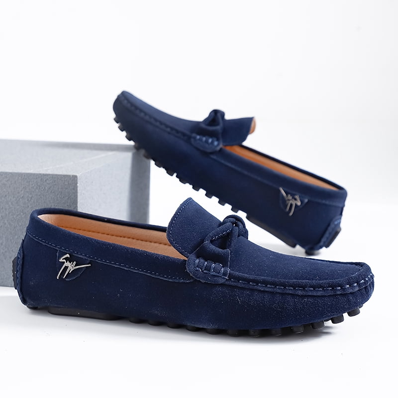Big Size Men's Casual Loafers Slip On Leather Shoes Comfortable Lightweight Driving Shoes Male Moccasins Classic Penny Loafer Flats Boat Shoes Outdoor Walking Shoes