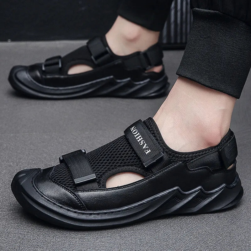Men's Orthopedic Water Shoes – Breathable Mesh with Arch Support for Beach & Water Activities