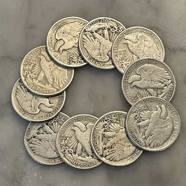 🔥Last 10 sets!!!💰[Complete Set]1916-1947 Walking Liberty Half Dollar Set - 20PCS