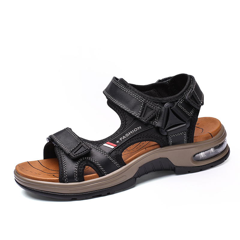 Men's Sandals Leather Spring Summer Open Toe Outdoor Sandals