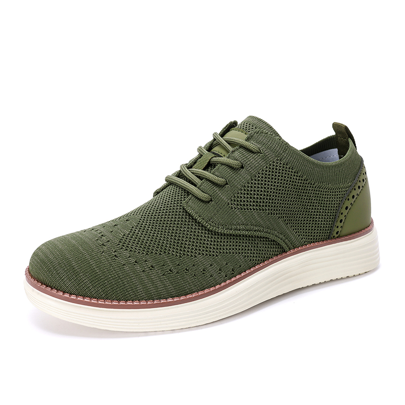  🔥Best-1 Seller 2026💥Men's KnitFlex Breeze Mesh Sneakers Oxford Lace-up Lightweight Casual Walking Shoes
