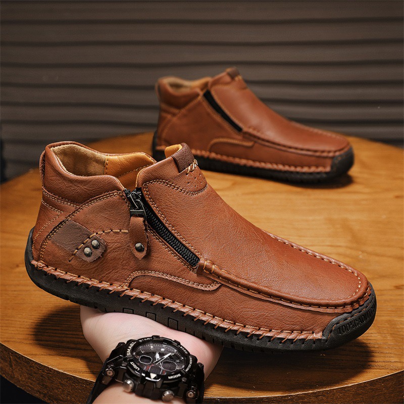 ⏰Last Day! 70% OFF🔥Men's Handmade Genuine Leather Orthopedic Walking Boots