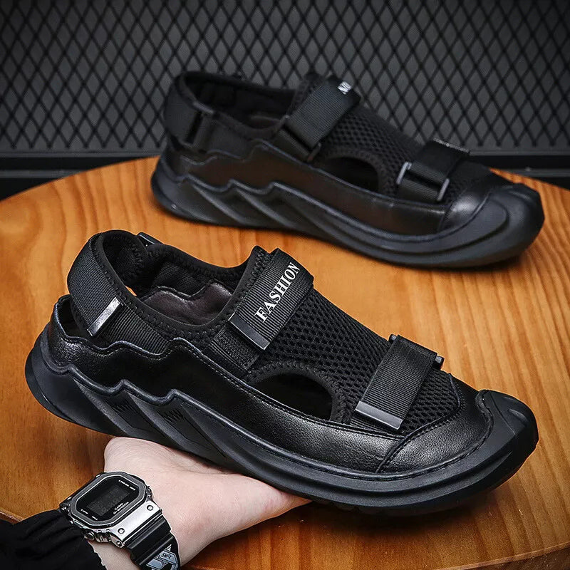 Men's Orthopedic Water Shoes – Breathable Mesh with Arch Support for Beach & Water Activities