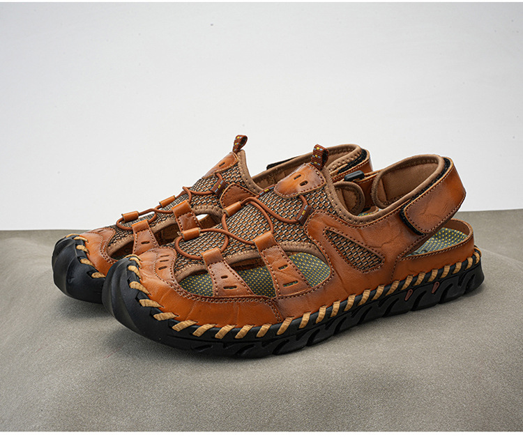 🔥Last Day 70% Off🔥Men's Casual Comfort Leather Sandals, Comfortable Orthopedic Walking Shoes