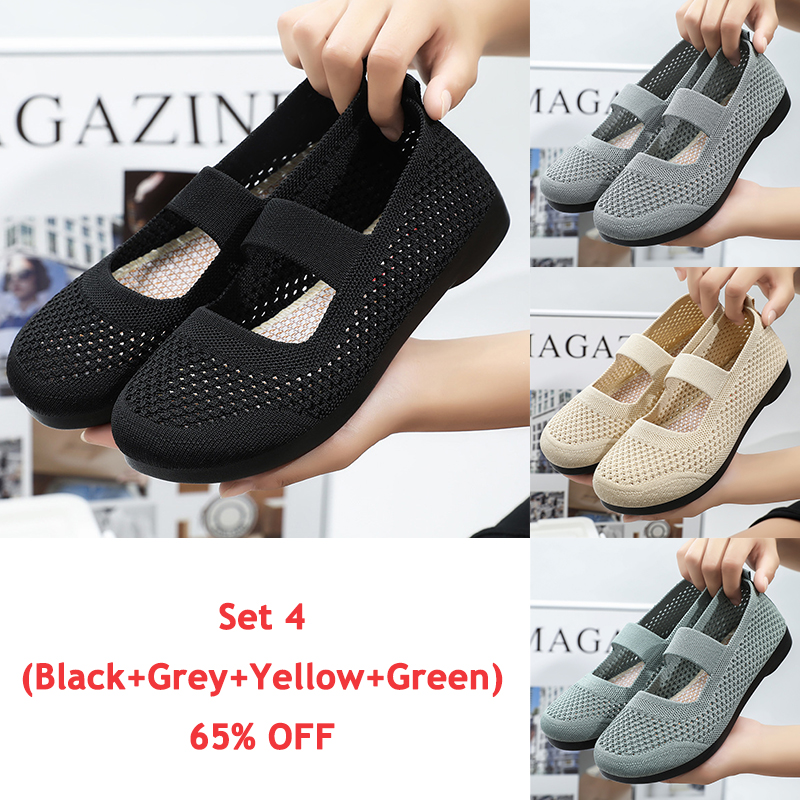 🔥Last Day 49% OFF🔥 - Women Comfortable Arch Support Non-Slip Flat Shoes