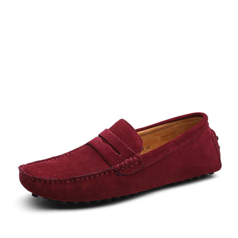 Men's Genuine Leather Comfortable Slip On Casual Shoes