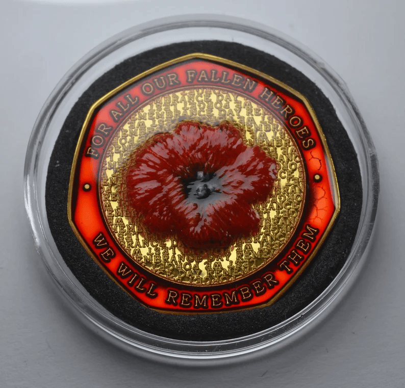 🔥Limited Edition - Red Poppy Heroes Commemorative Coins