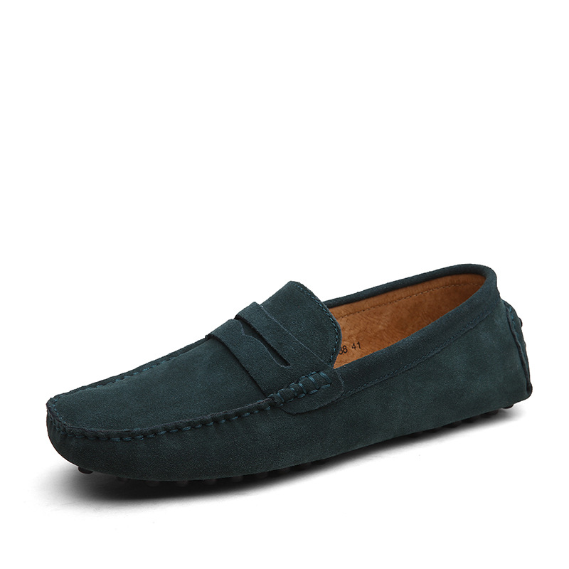 Men's Genuine Leather Comfortable Slip On Casual Shoes