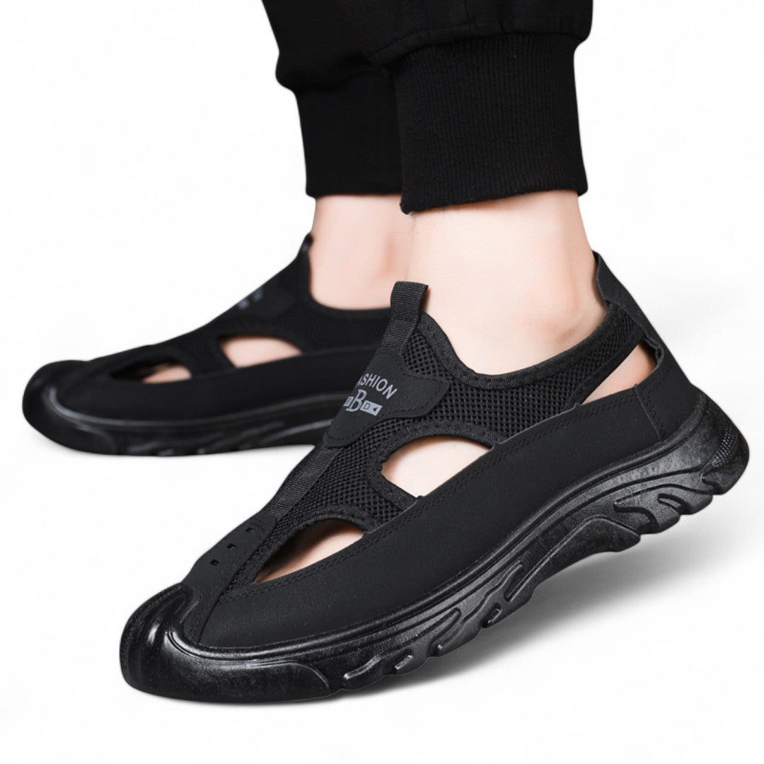 SooFeet Men Orthopedic Sandals Arch Support Breathable Lightweight Summer