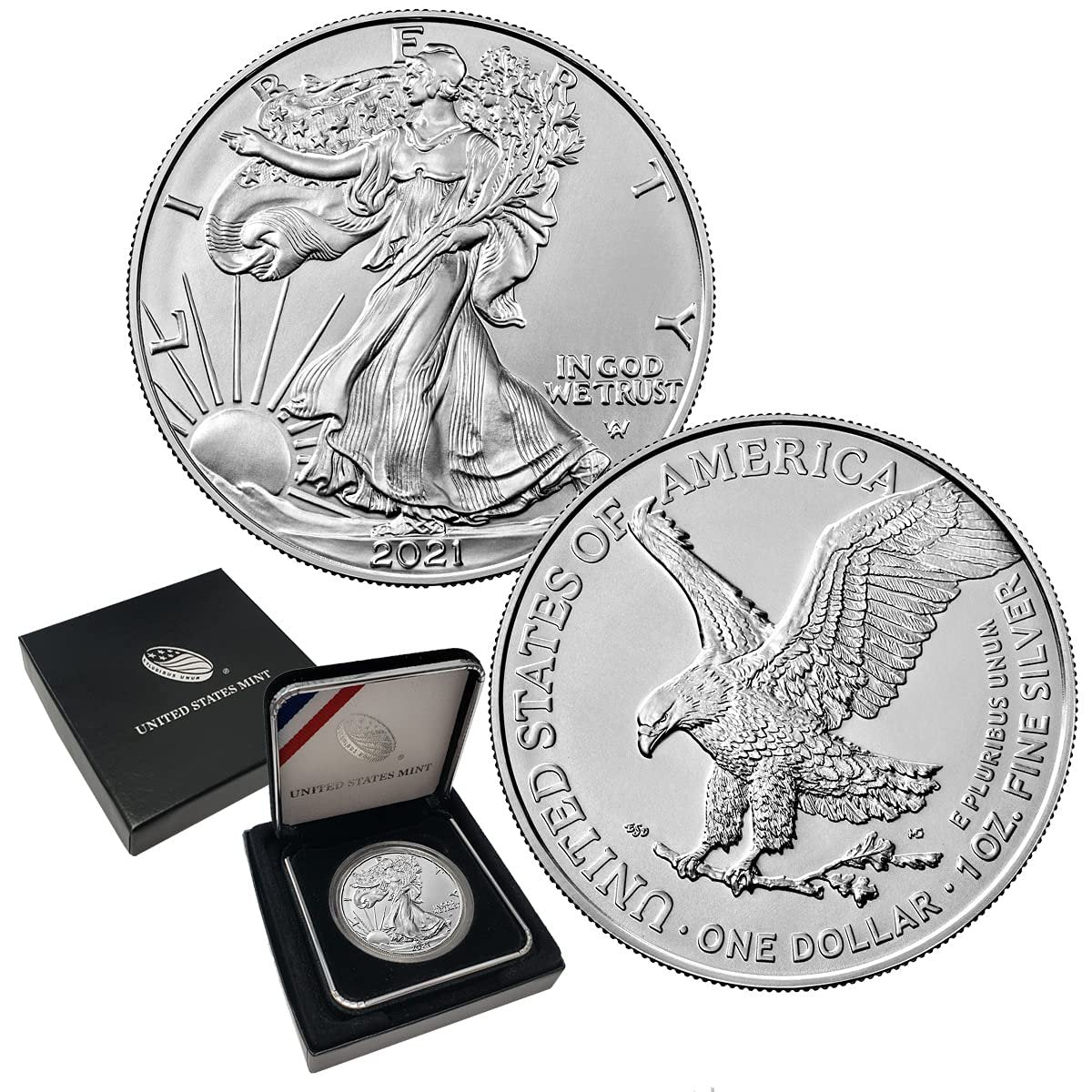 2021 1 oz American Silver Eagle BU (Today is only $19.99)