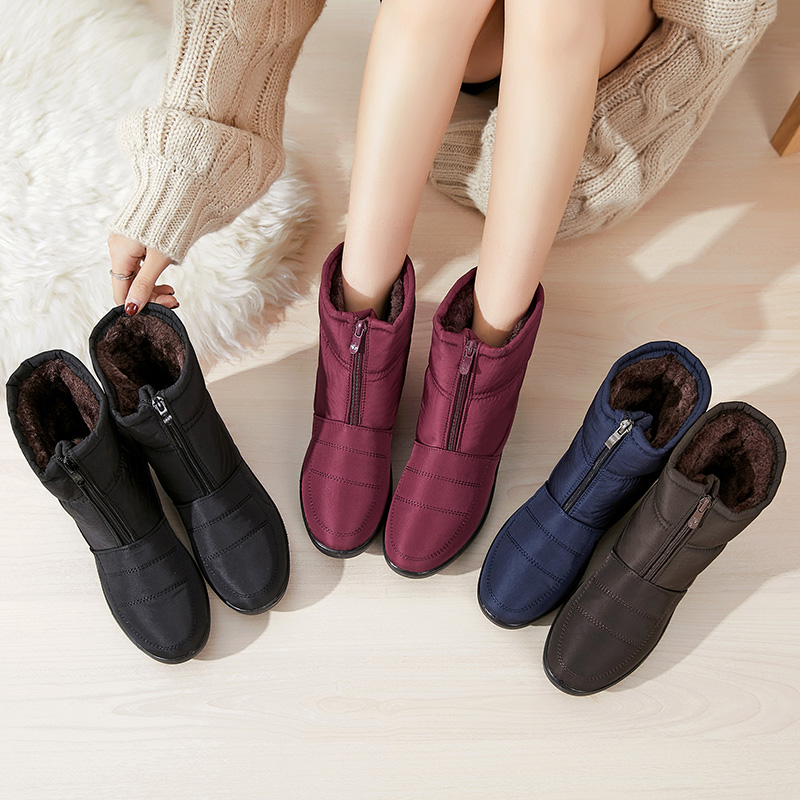 Women's Warm Waterproof Snow Boots