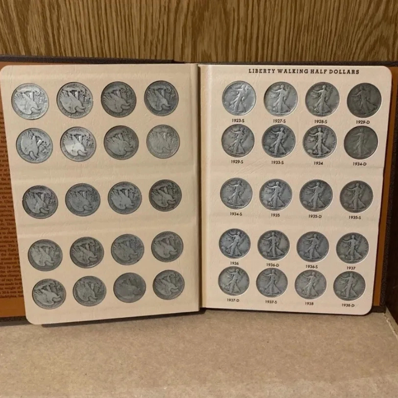 🔥Last 10 sets!!!💰[Complete Set]1916-1947 Walking Liberty Half Dollar Set - 20PCS
