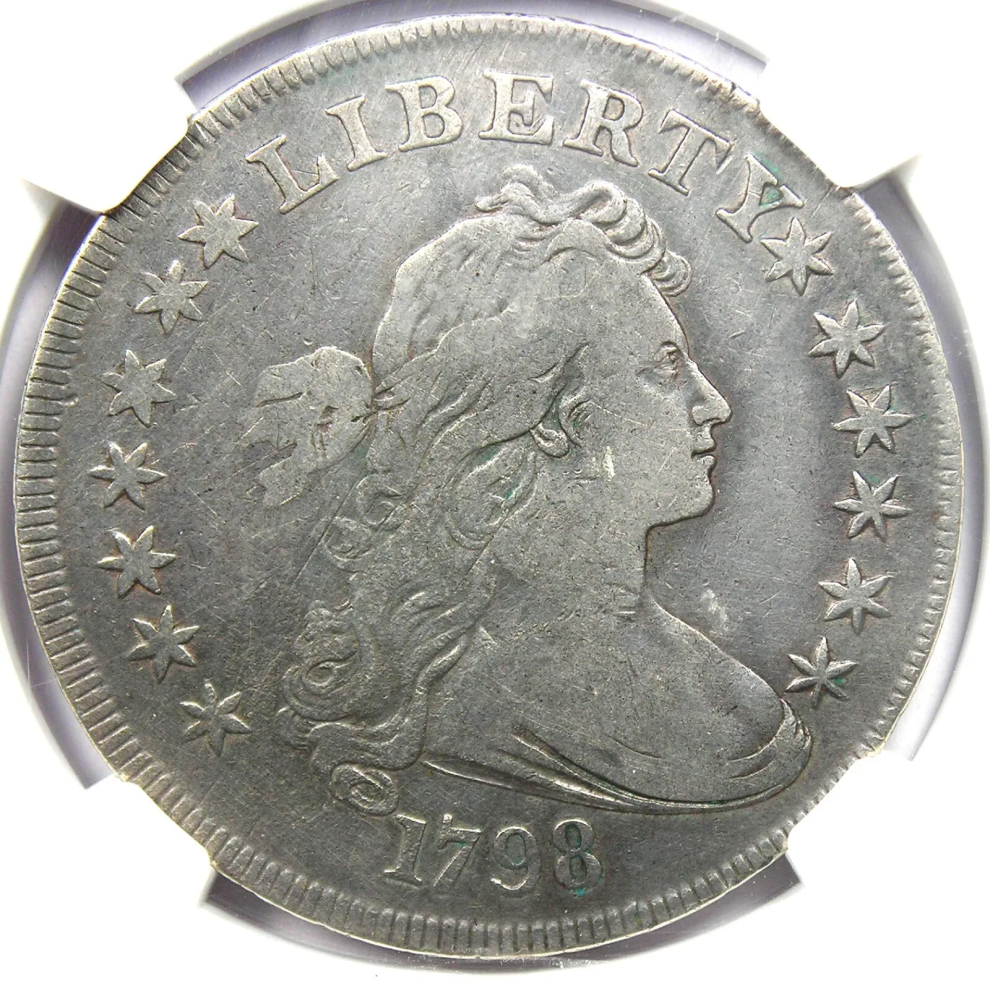 🔥Limited Stock⭐️The Complete Set Of 1794-1804 Liberty Flowing Hair Silver Dollar(11Pcs)