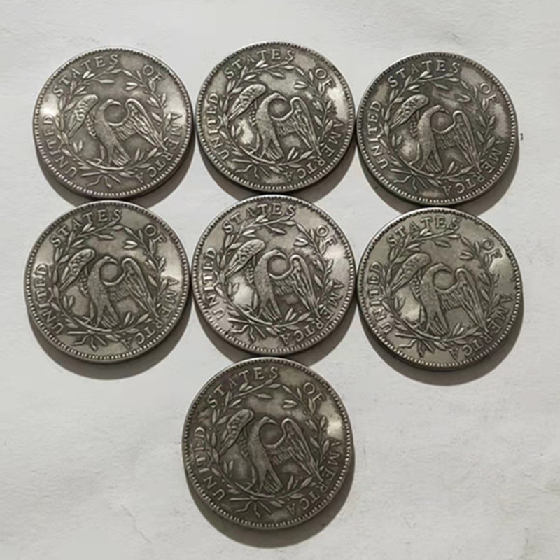 💴Last 12 Sets!!! The Complete Set Of 1794-1804 Liberty Flowing Hair Silver Dollar(11Pcs)
