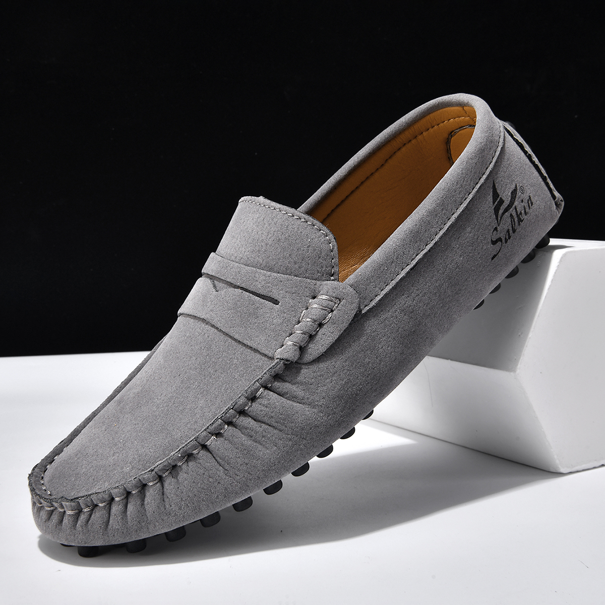 ⏰Last Day Promotion 60% OFF🔥Men's Genuine Leather Comfortable Slip On Casual Shoes