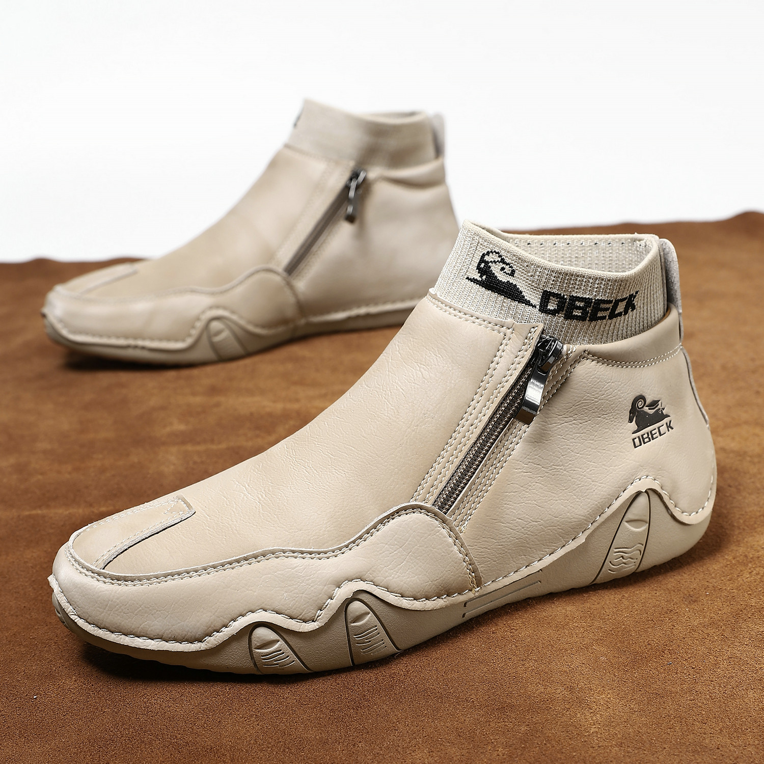 🔥🚀 Hot Sale! Limited Stock! 🌟👟💥Men's Versatile Lightweight Waterproof Insulated Breathable Slip-On Side-Zip Hunting Boots with Enhanced Traction for All-Terrain Comfort