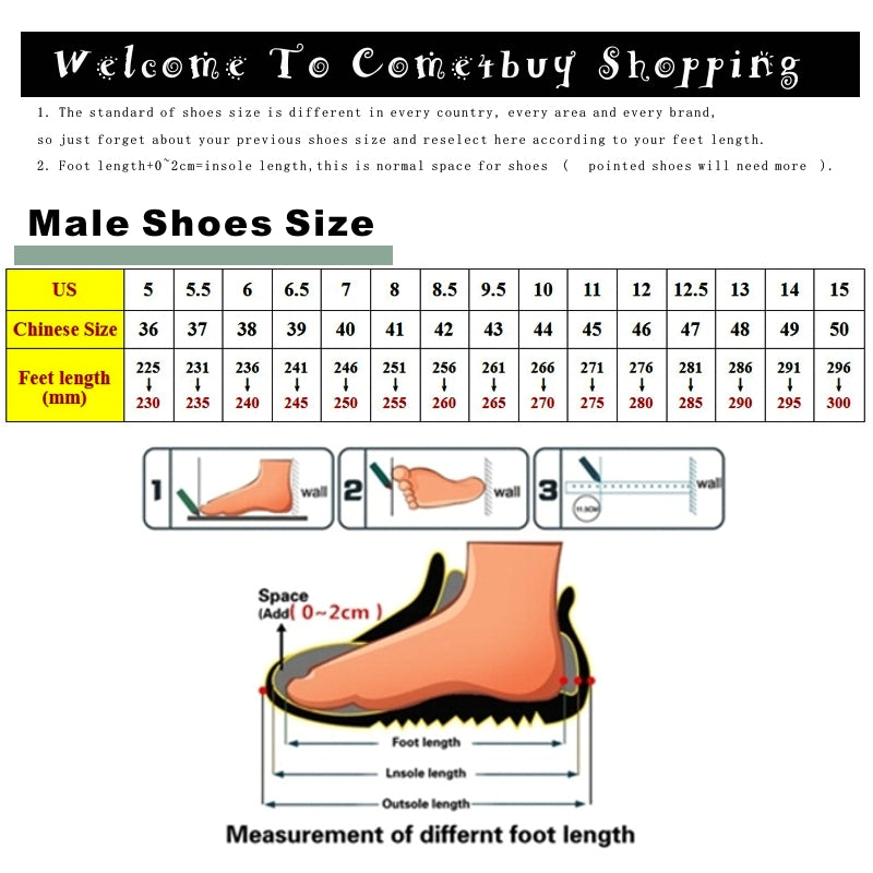 Fashion Men Sincerus Leather Sandals Summer Size Slipper